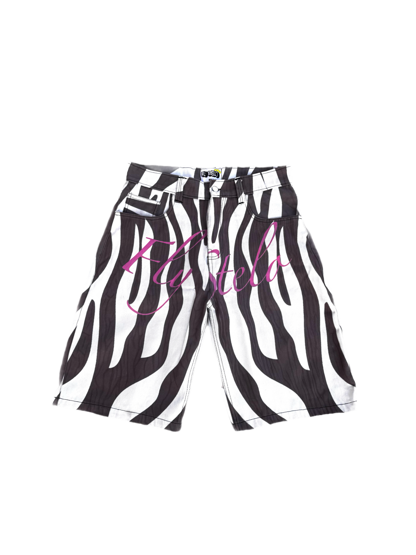 “FS” EXOTIC PRINT JORTS